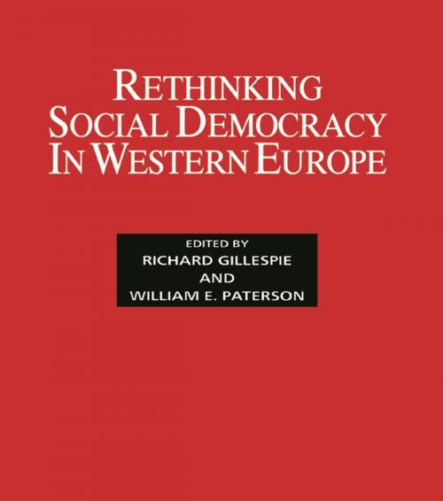 Cover of the book Rethinking Social Democracy in Western Europe by , Taylor and Francis