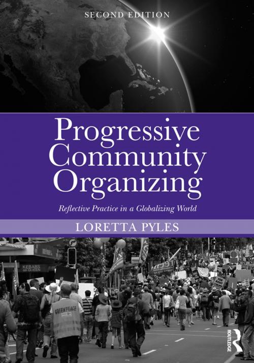 Cover of the book Progressive Community Organizing by Loretta Pyles, Taylor and Francis