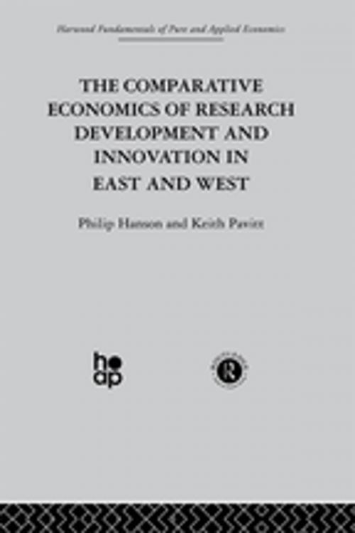 Cover of the book The Comparative Economics of Research Development and Innovation in East and West by Professor Philip Hanson, P. Hanson, K. Pavitt, Taylor and Francis