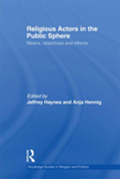 Cover of the book Religious Actors in the Public Sphere by , Taylor and Francis