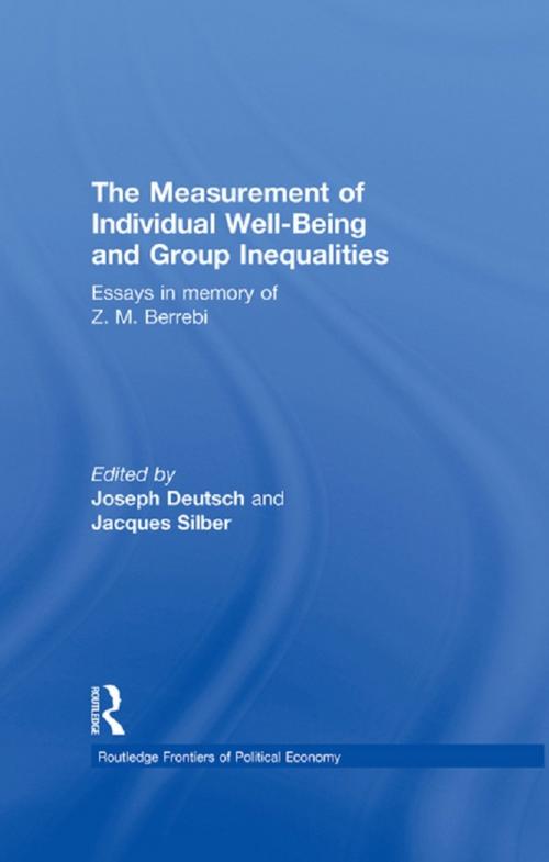 Cover of the book The Measurement of Individual Well-Being and Group Inequalities by , Taylor and Francis