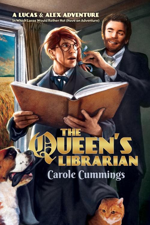 Cover of the book The Queen's Librarian by Carole Cummings, Dreamspinner Press