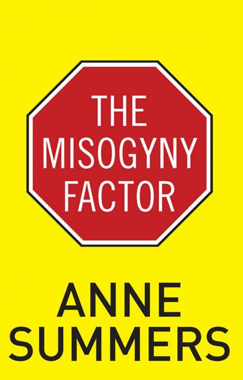 Cover of the book The Misogyny Factor by Anne Summers, University of New South Wales Press