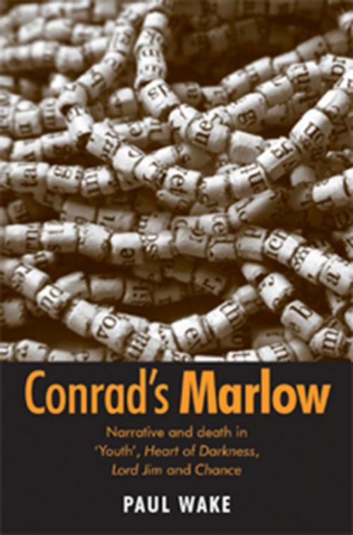 Cover of the book Conrad's Marlow by Paul Wake, Manchester University Press