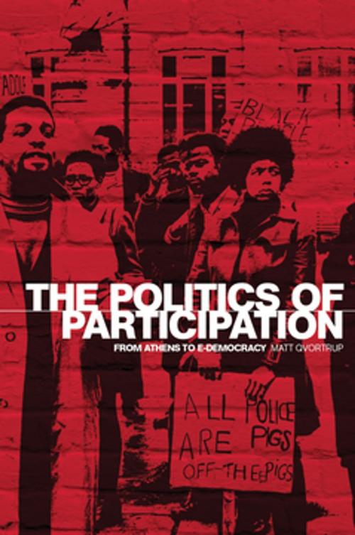 Cover of the book The politics of participation by Matt Qvortrup, Manchester University Press