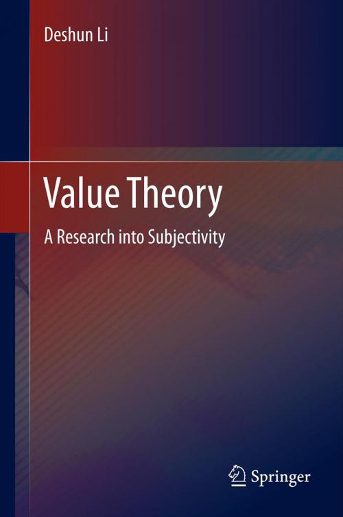 Cover of the book Value Theory by Deshun Li, Springer Berlin Heidelberg