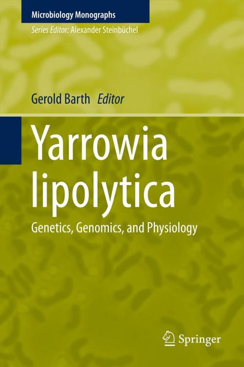 Cover of the book Yarrowia lipolytica by , Springer Berlin Heidelberg