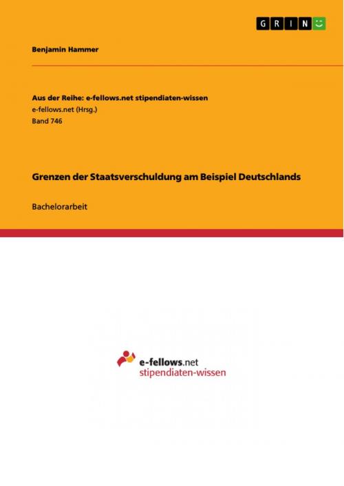 Cover of the book Grenzen der Staatsverschuldung am Beispiel Deutschlands by Benjamin Hammer, GRIN Verlag