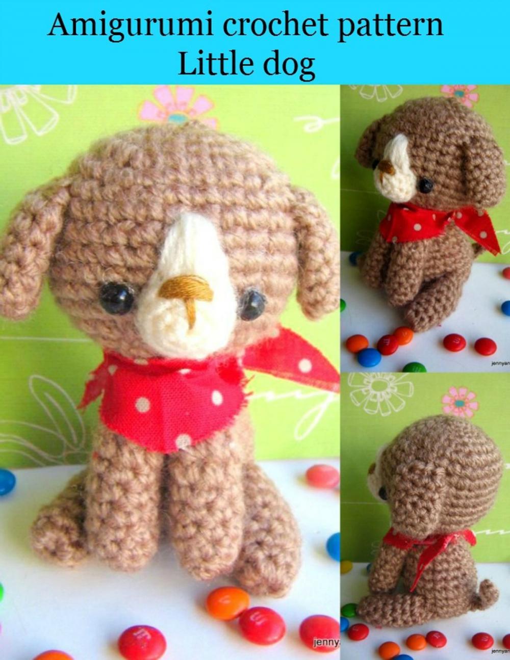 Big bigCover of amigurumi crochet pattern little dog