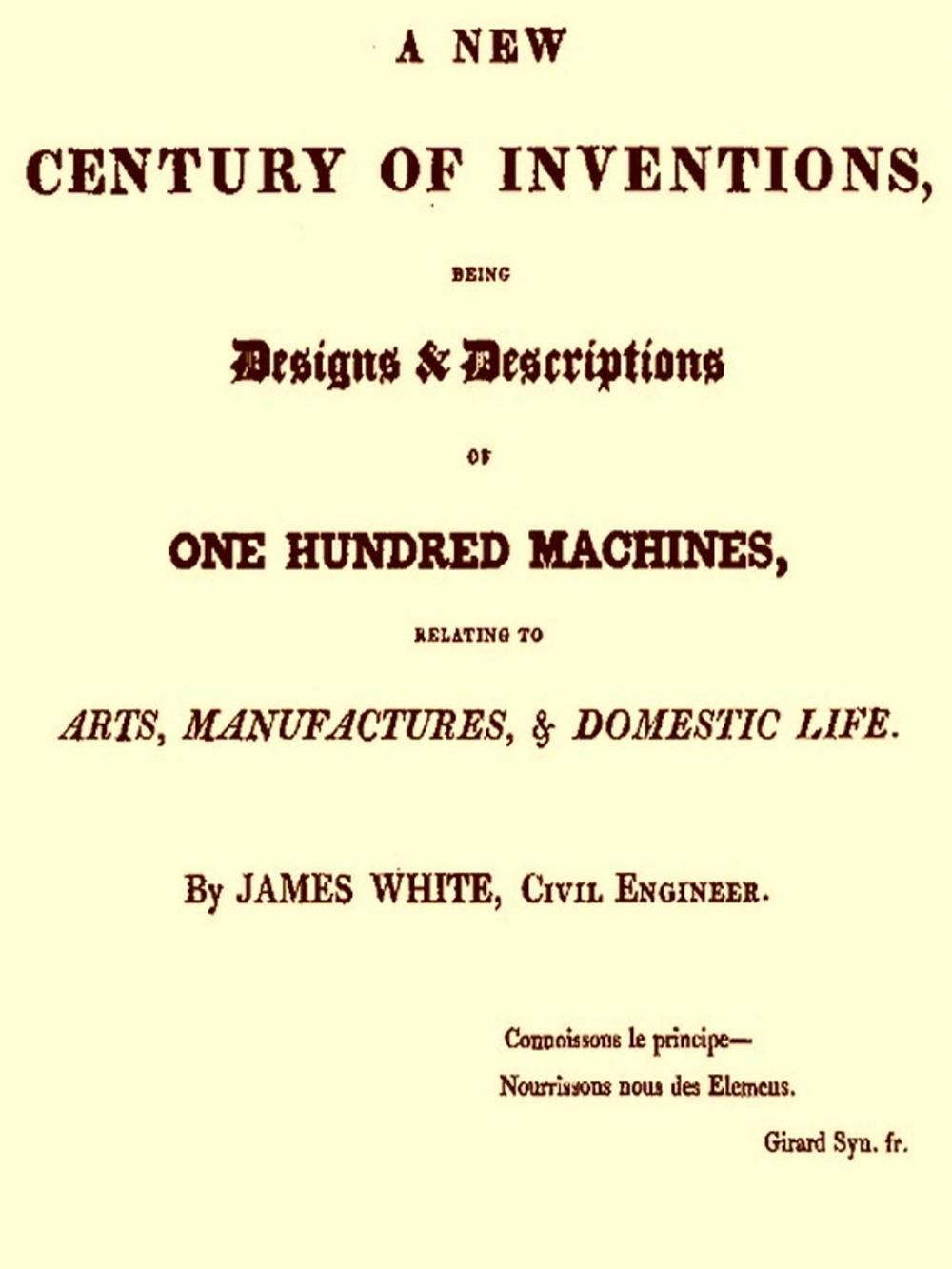 Big bigCover of A New Century of Inventions