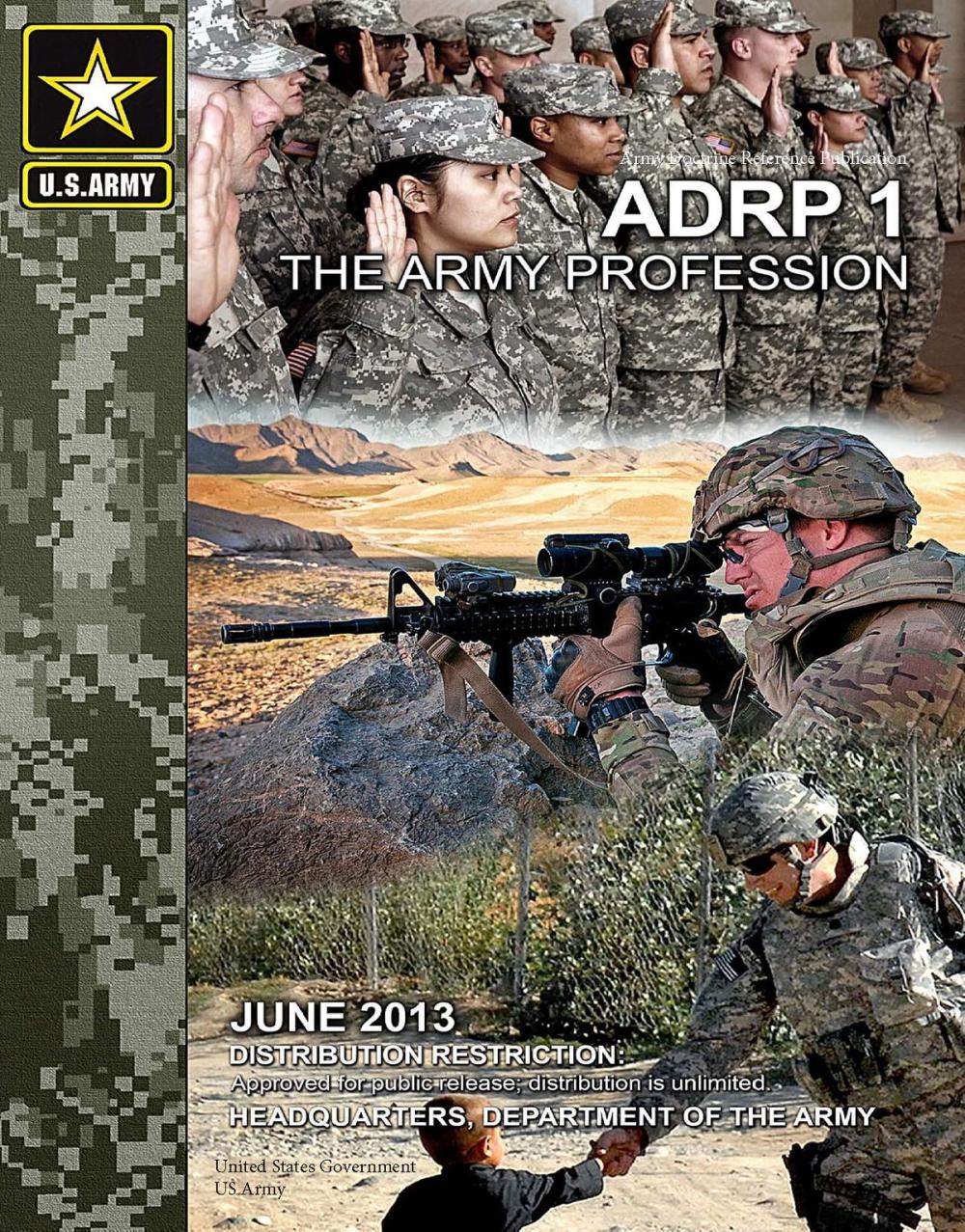 Big bigCover of Army Doctrine Reference Publication ADRP 1 The Army Profession June 2013