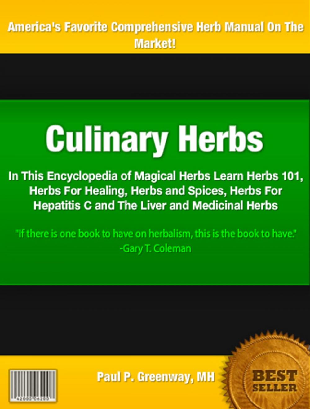 Big bigCover of Culinary Herbs