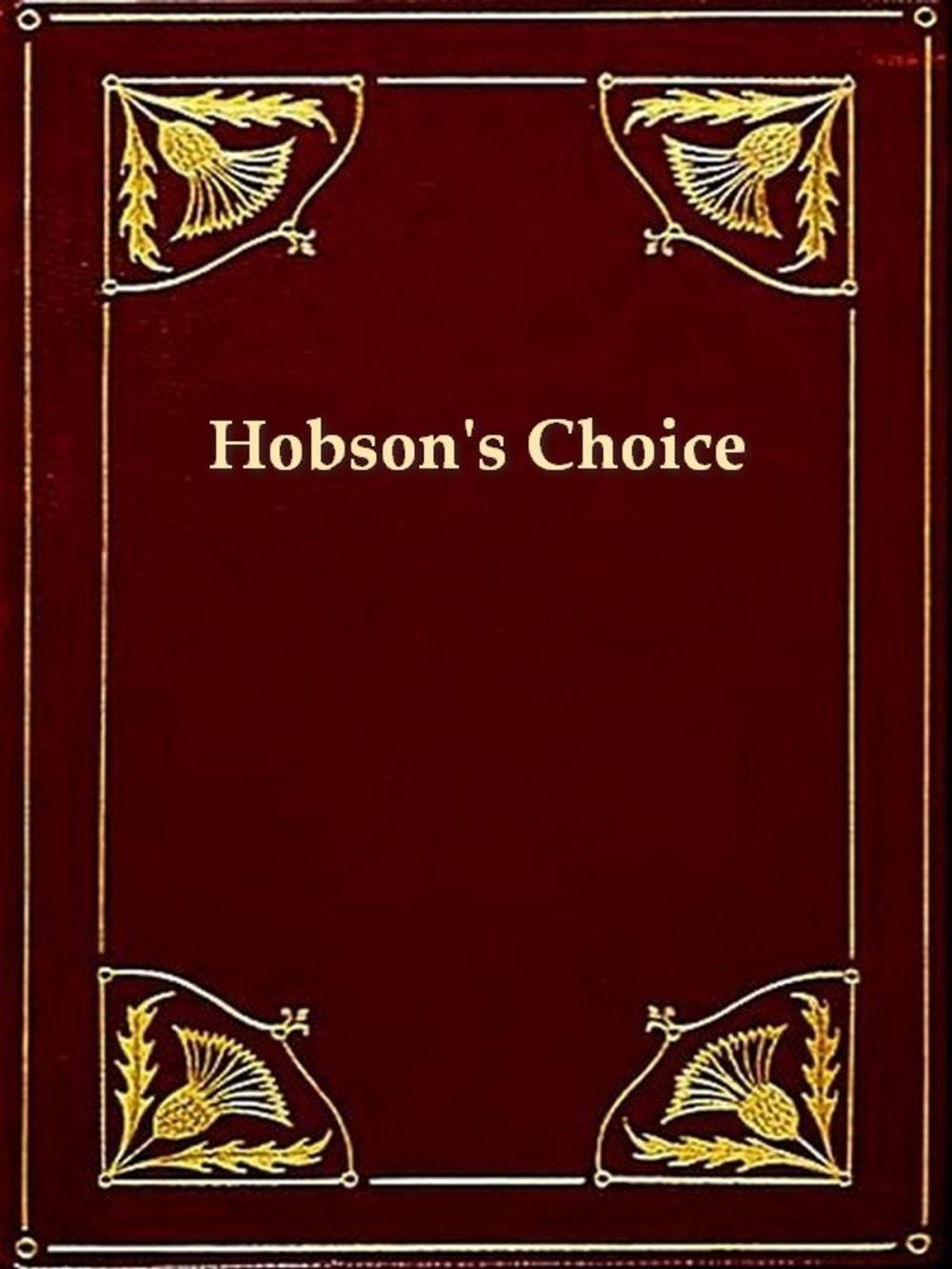 Big bigCover of Hobson's Choice