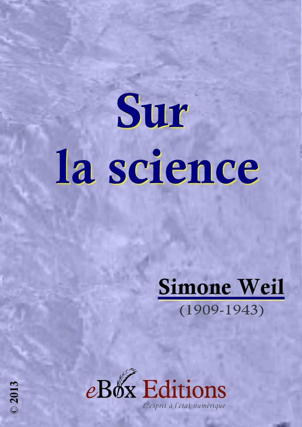 Big bigCover of Sur la science