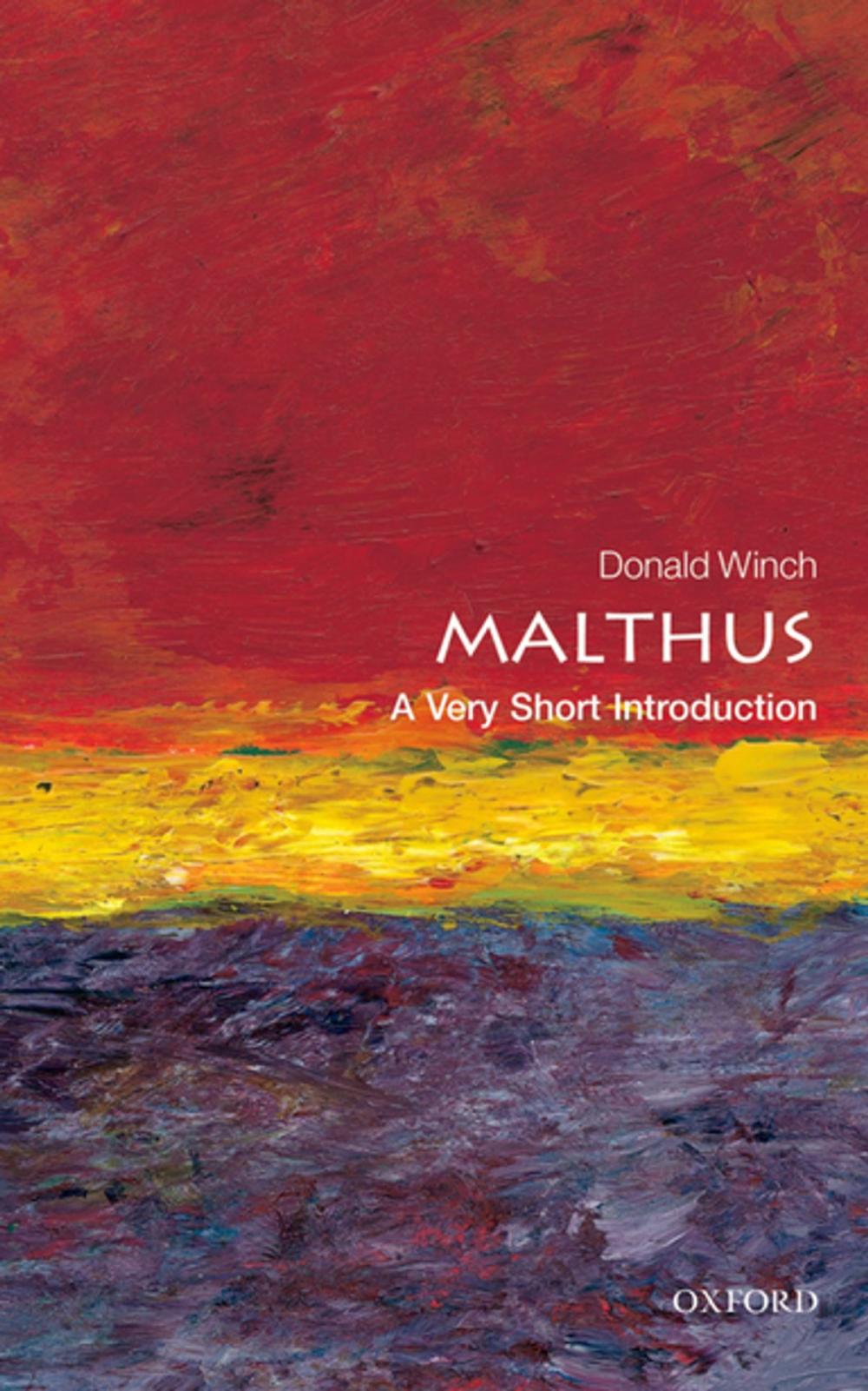 Big bigCover of Malthus: A Very Short Introduction