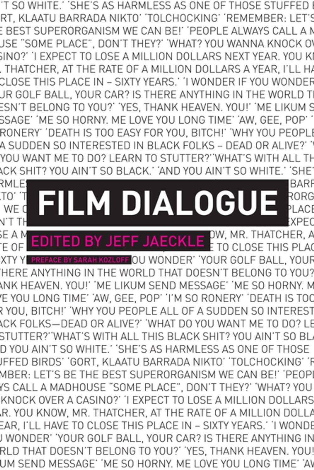 Big bigCover of Film Dialogue