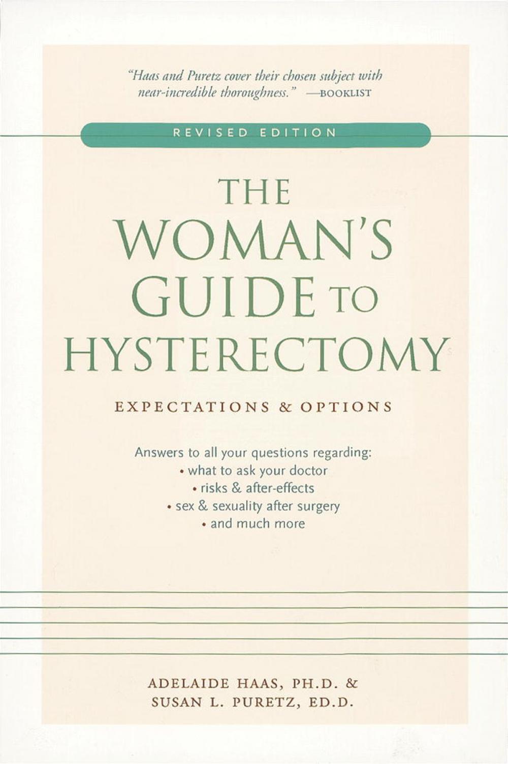 Big bigCover of The Woman's Guide to Hysterectomy