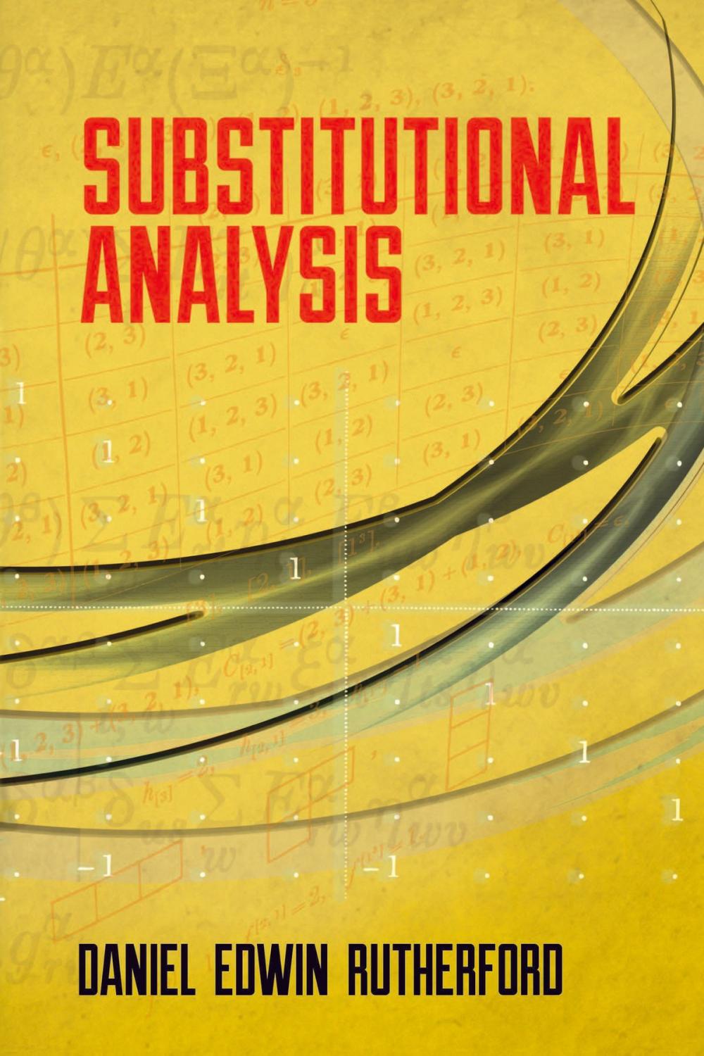 Big bigCover of Substitutional Analysis