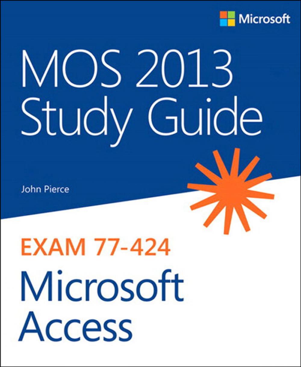 Big bigCover of MOS 2013 Study Guide for Microsoft Access