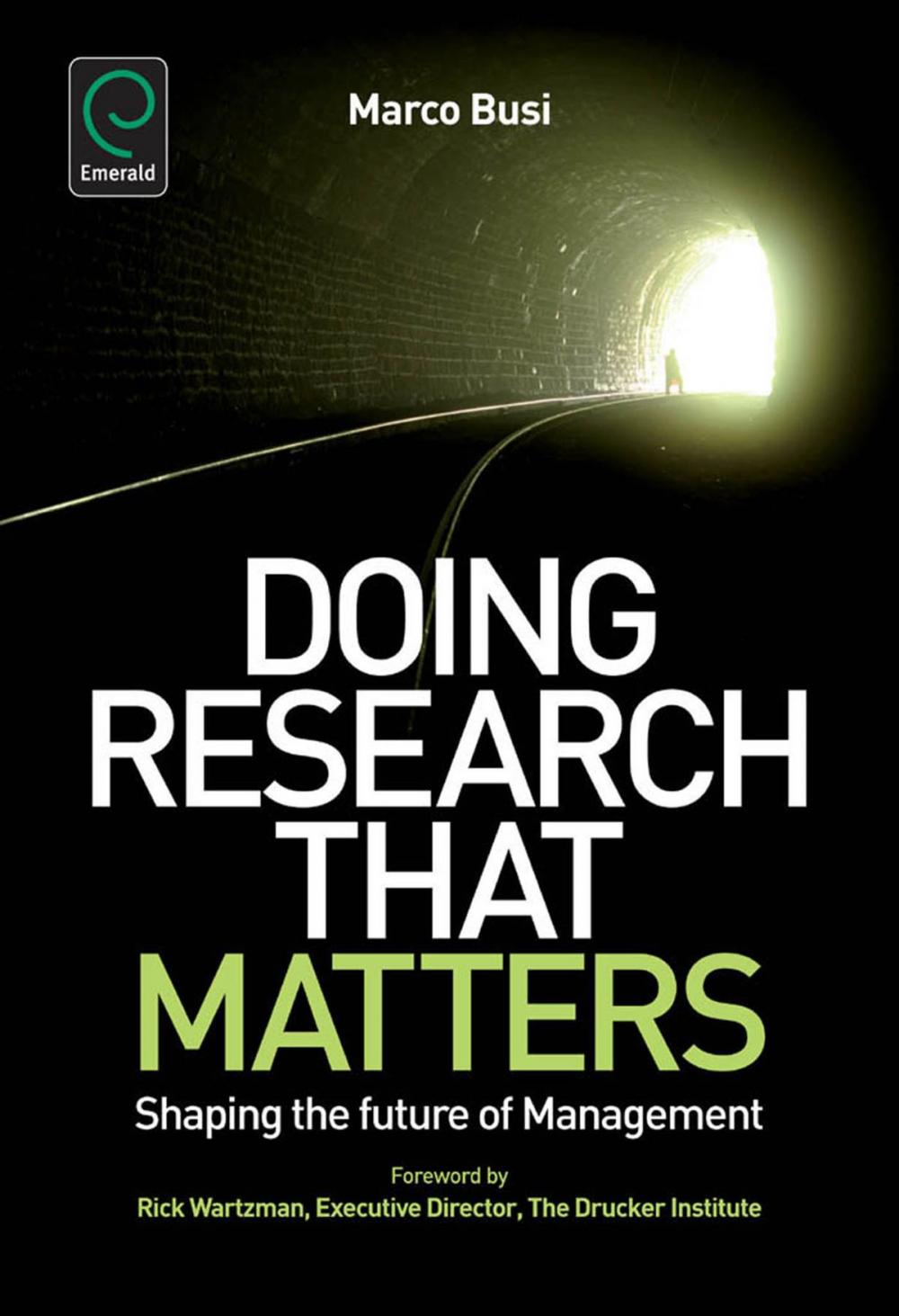 Big bigCover of Doing Research That Matters