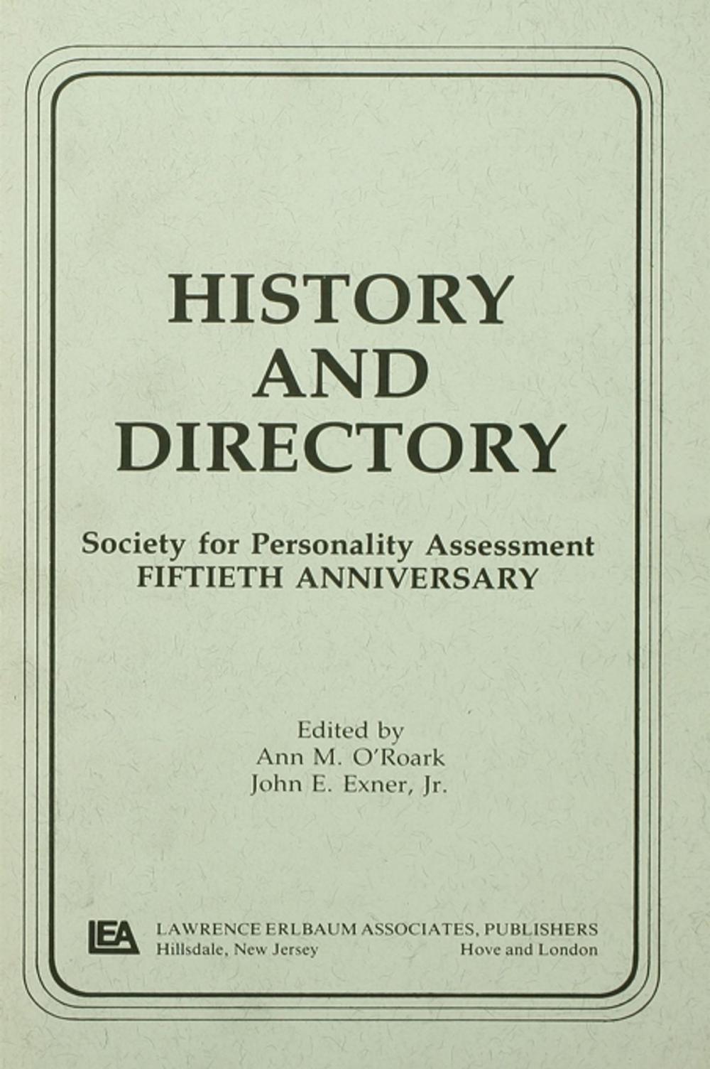 Big bigCover of History and Directory