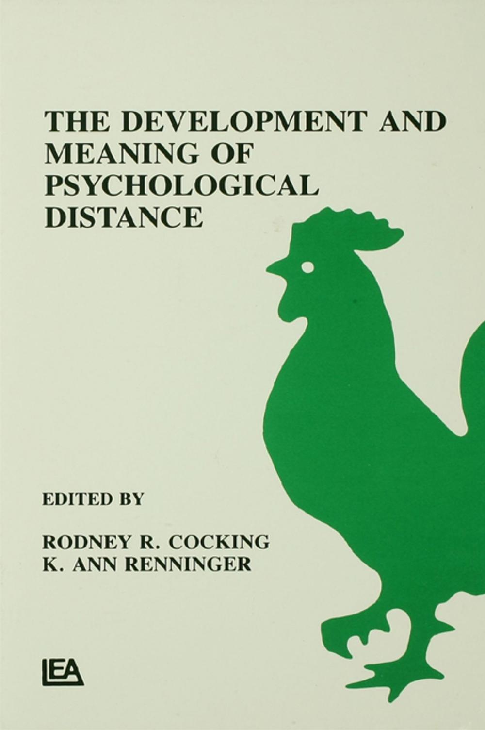 Big bigCover of The Development and Meaning of Psychological Distance