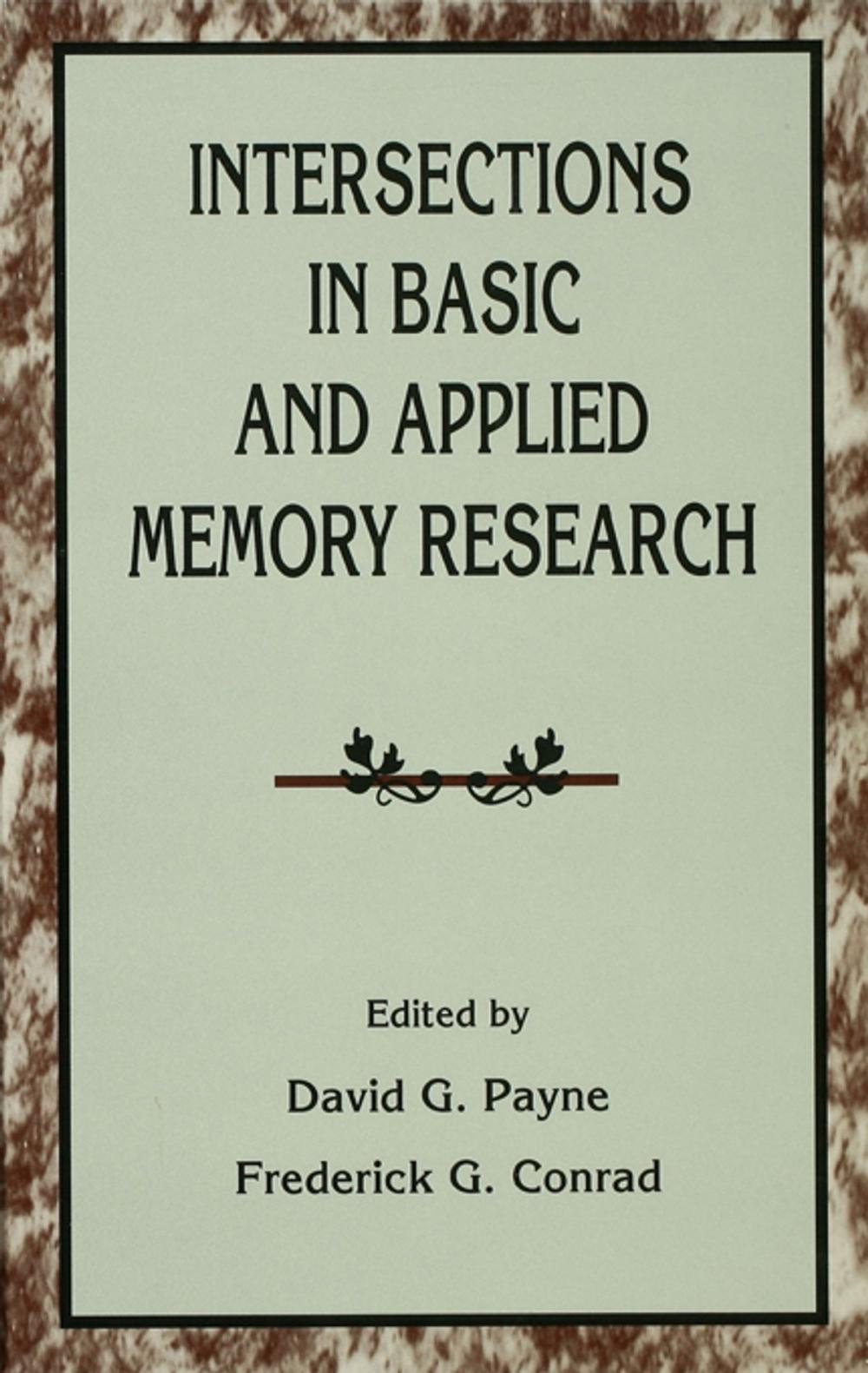 Big bigCover of Intersections in Basic and Applied Memory Research