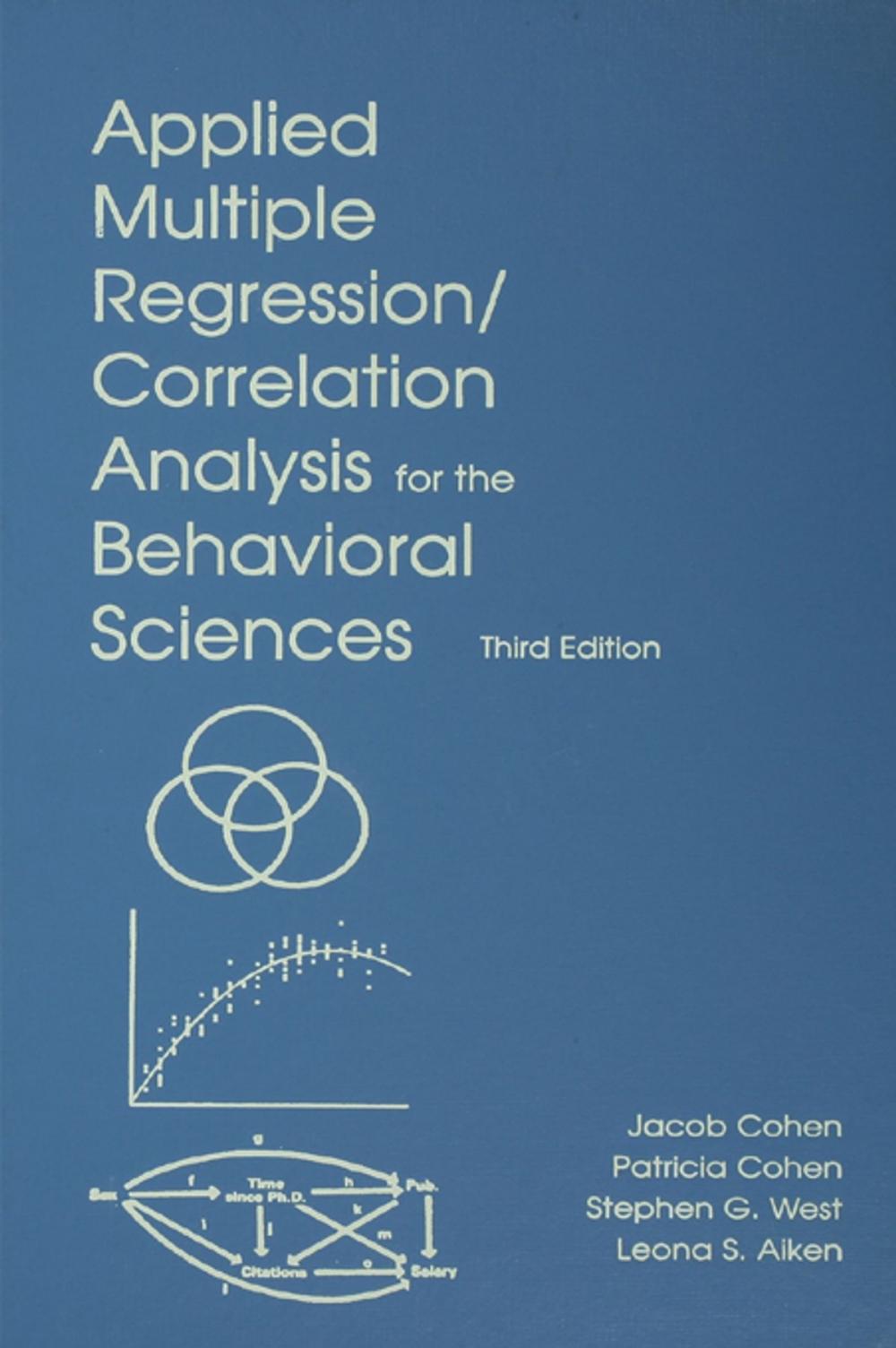 Big bigCover of Applied Multiple Regression/Correlation Analysis for the Behavioral Sciences