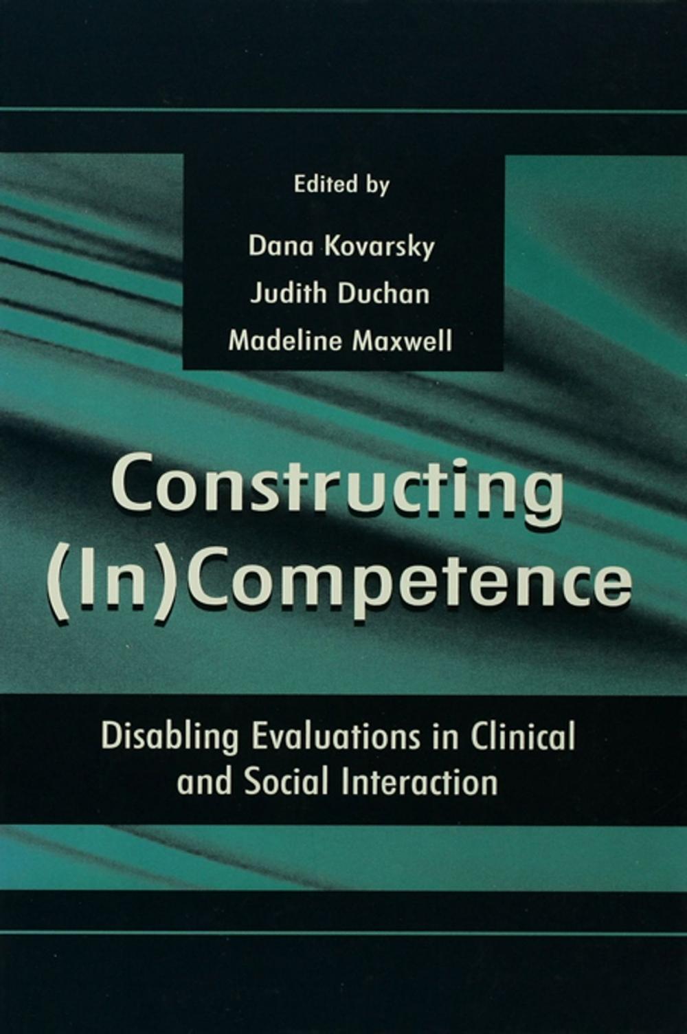 Big bigCover of Constructing (in)competence