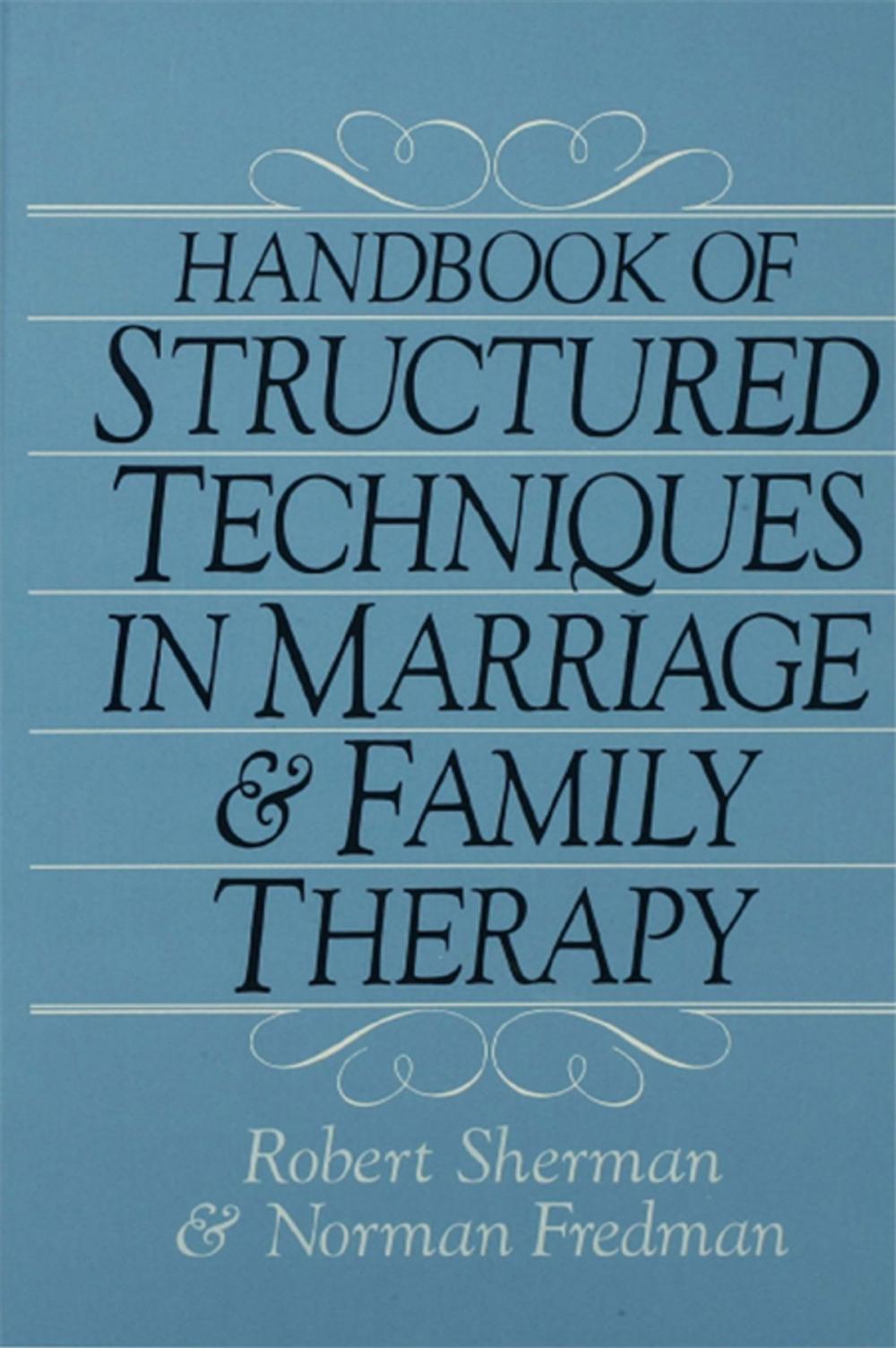 Big bigCover of Handbook Of Structured Techniques In Marriage And Family Therapy