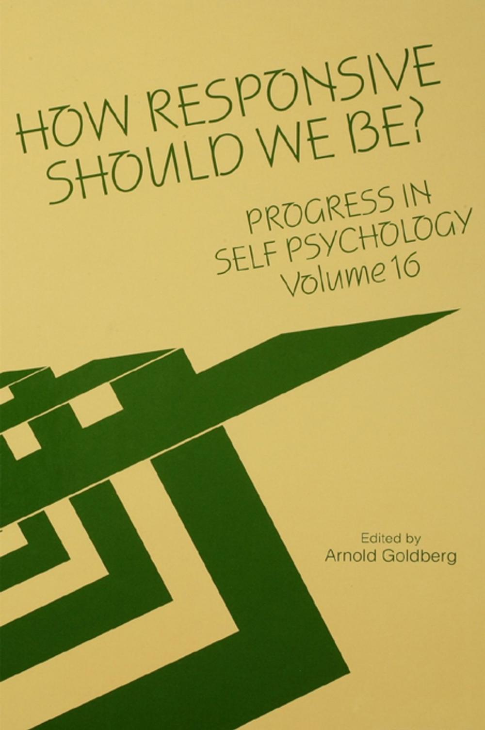 Big bigCover of Progress in Self Psychology, V. 16