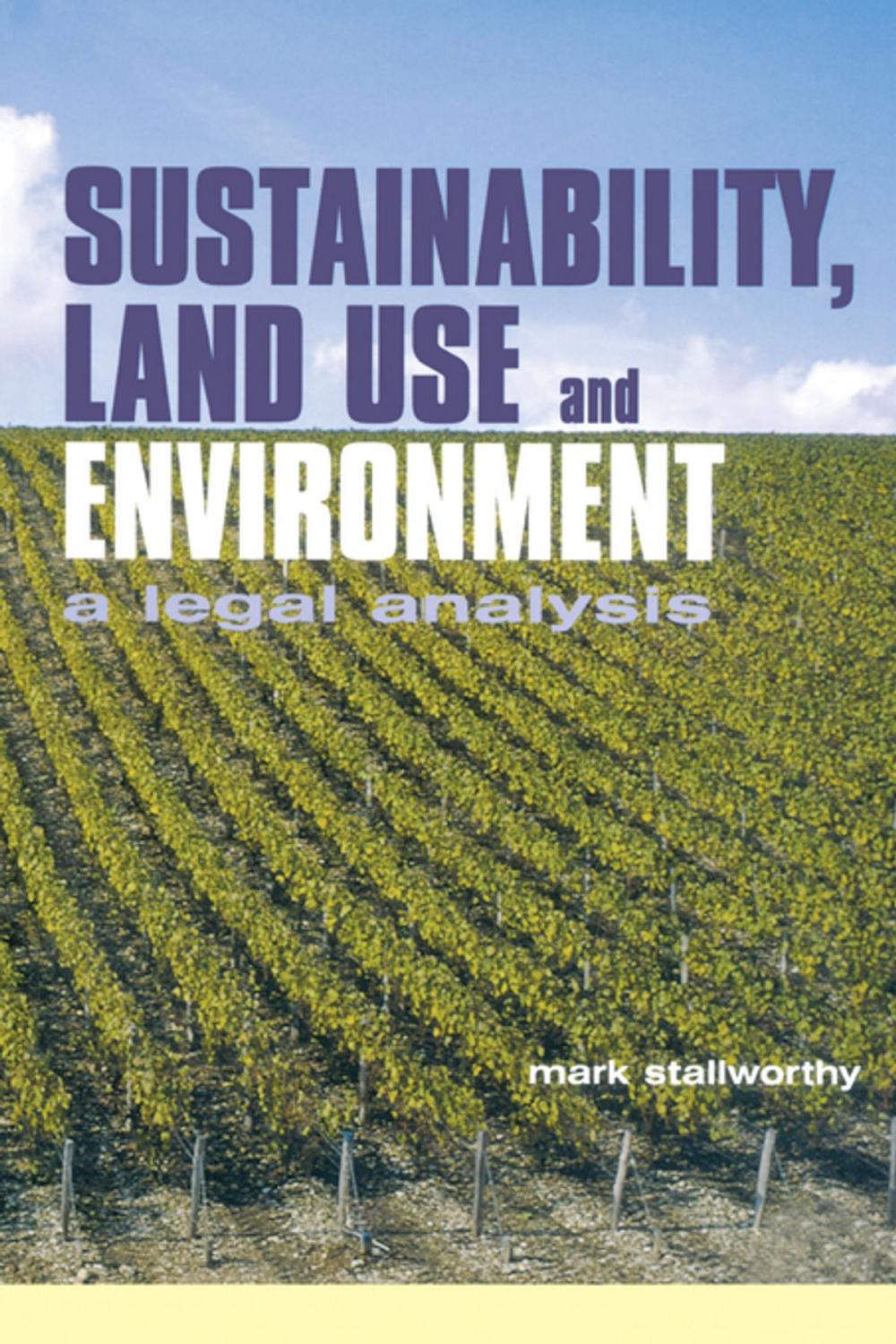 Big bigCover of Sustainability Land Use and the Environment