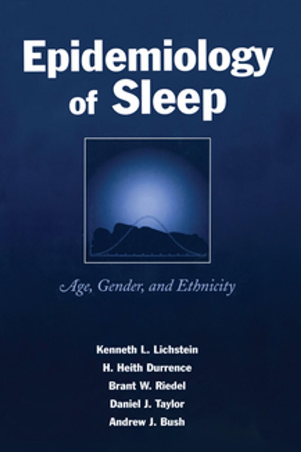 Big bigCover of Epidemiology of Sleep