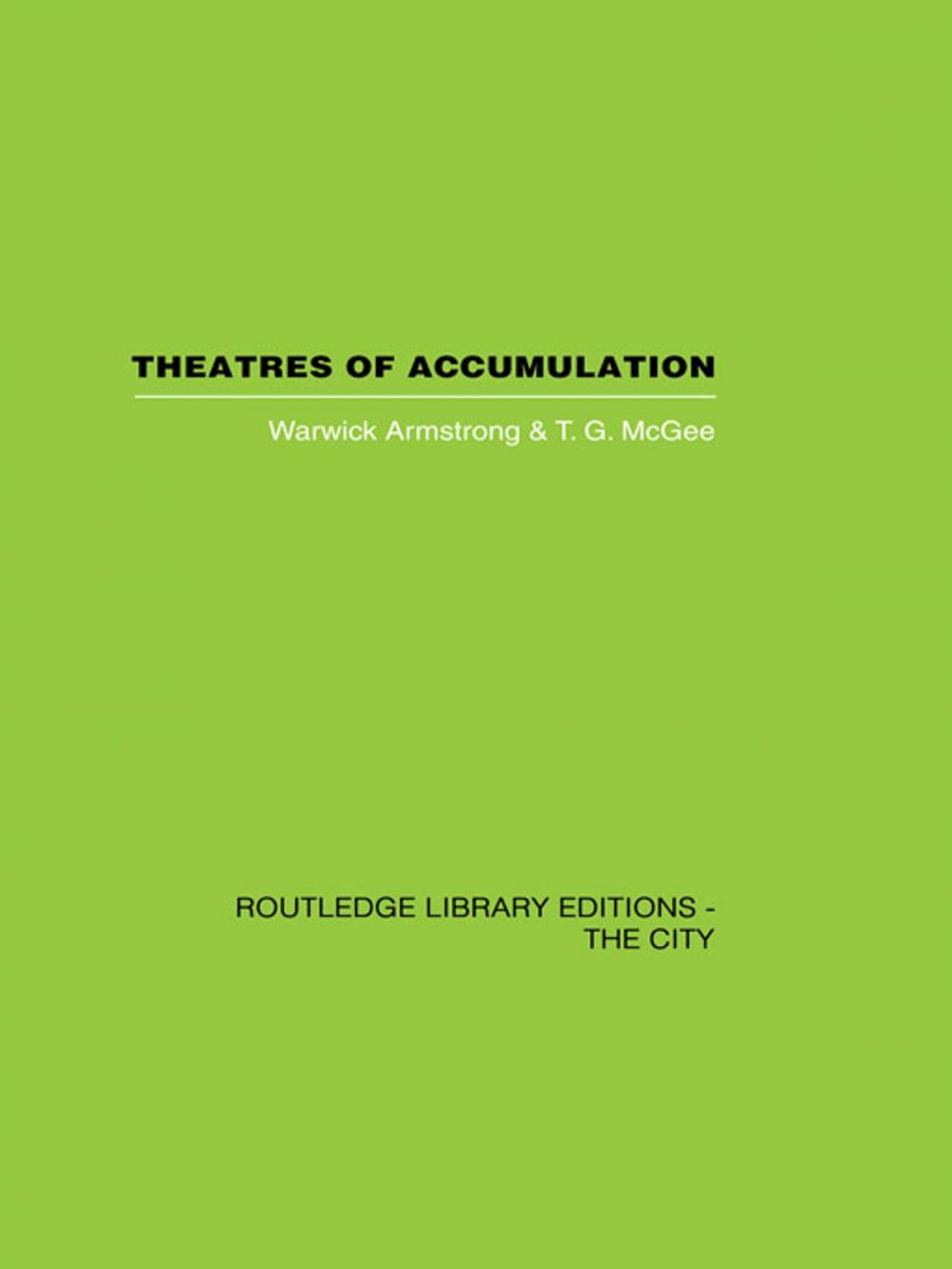 Big bigCover of Theatres of Accumulation