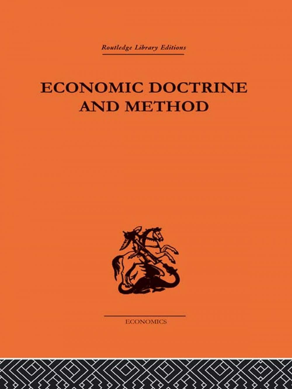 Big bigCover of Economic Doctrine and Method