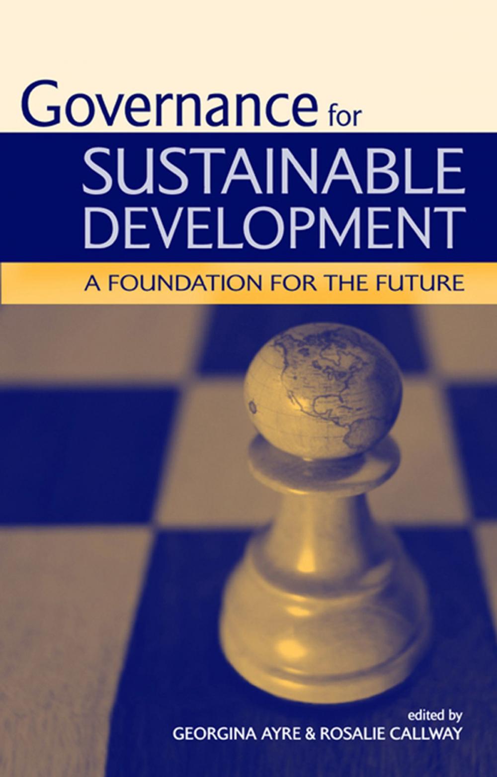 Big bigCover of Governance for Sustainable Development