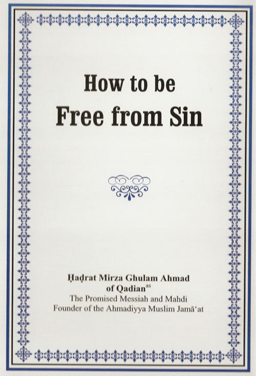 Big bigCover of How to be Free from Sin