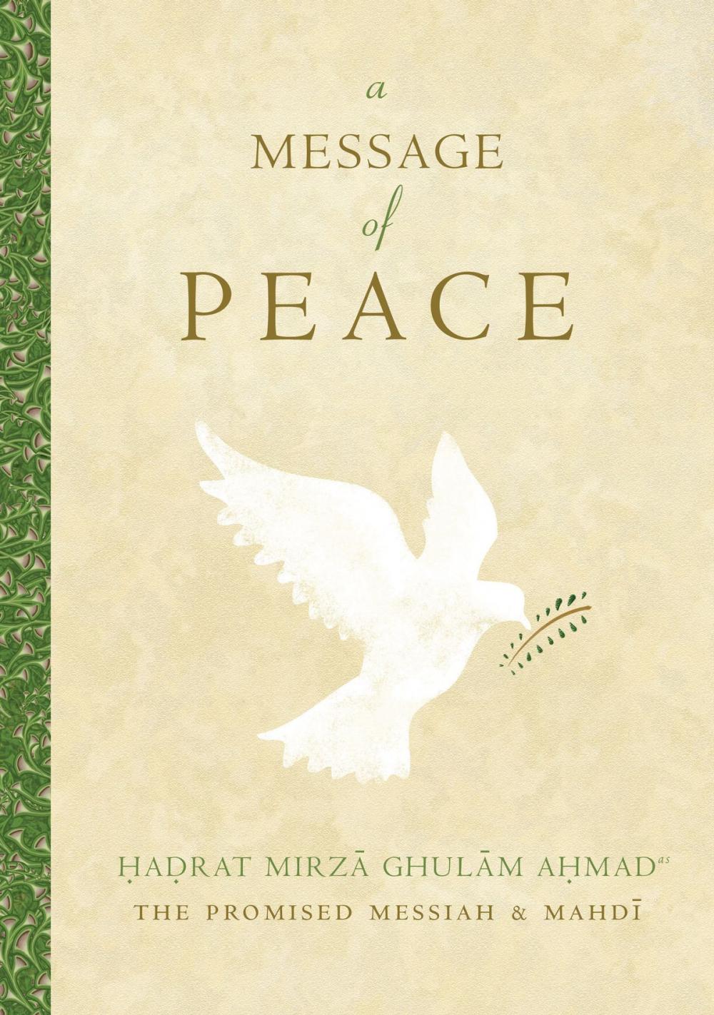 Big bigCover of A Message of Peace