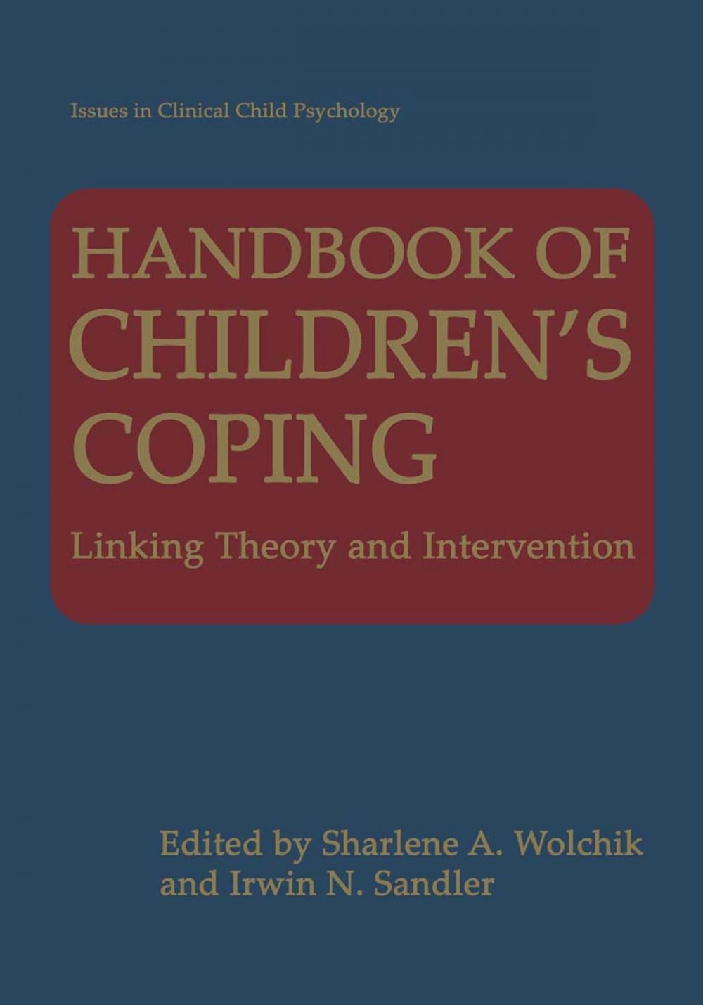 Big bigCover of Handbook of Children’s Coping