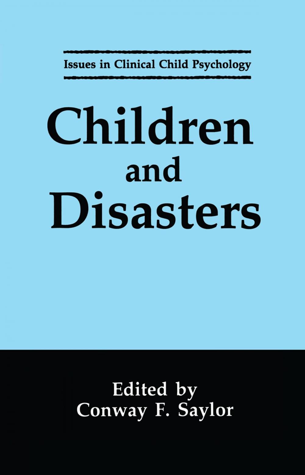 Big bigCover of Children and Disasters