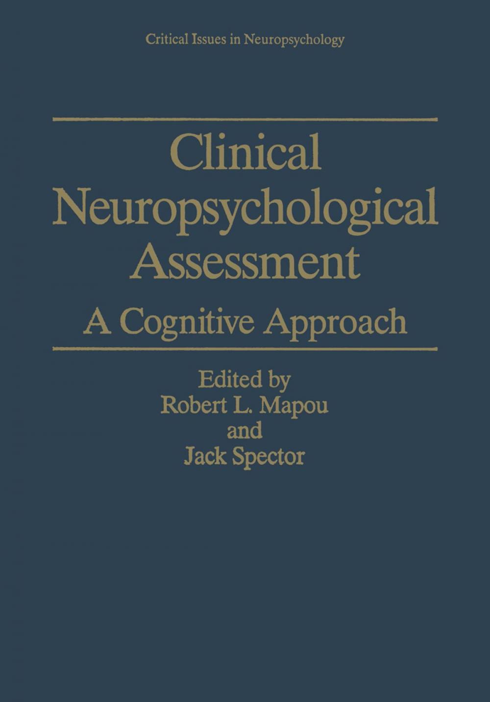 Big bigCover of Clinical Neuropsychological Assessment