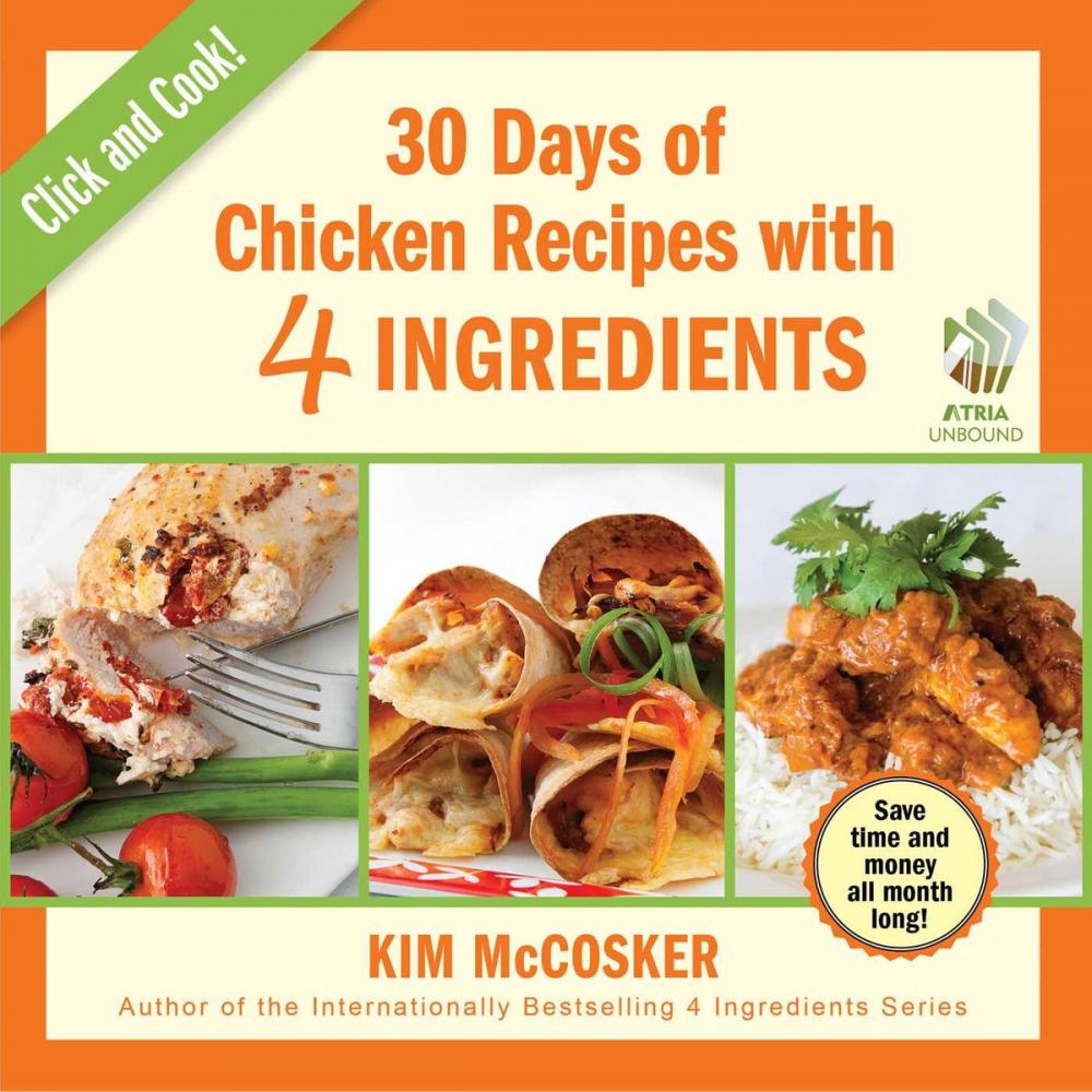 Big bigCover of 30 Days of Chicken Recipes with 4 Ingredients