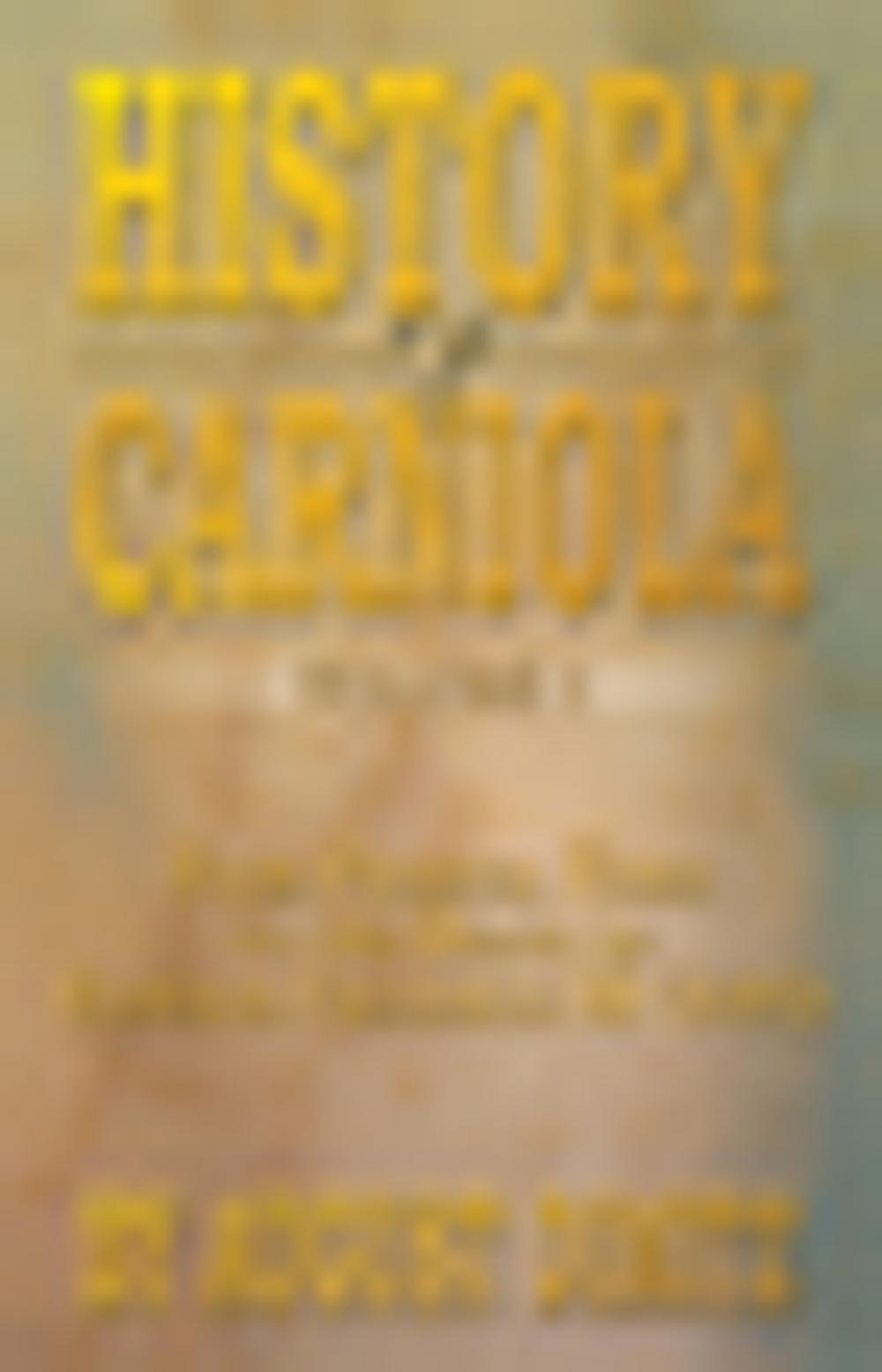 Big bigCover of History of Carniola Volume I