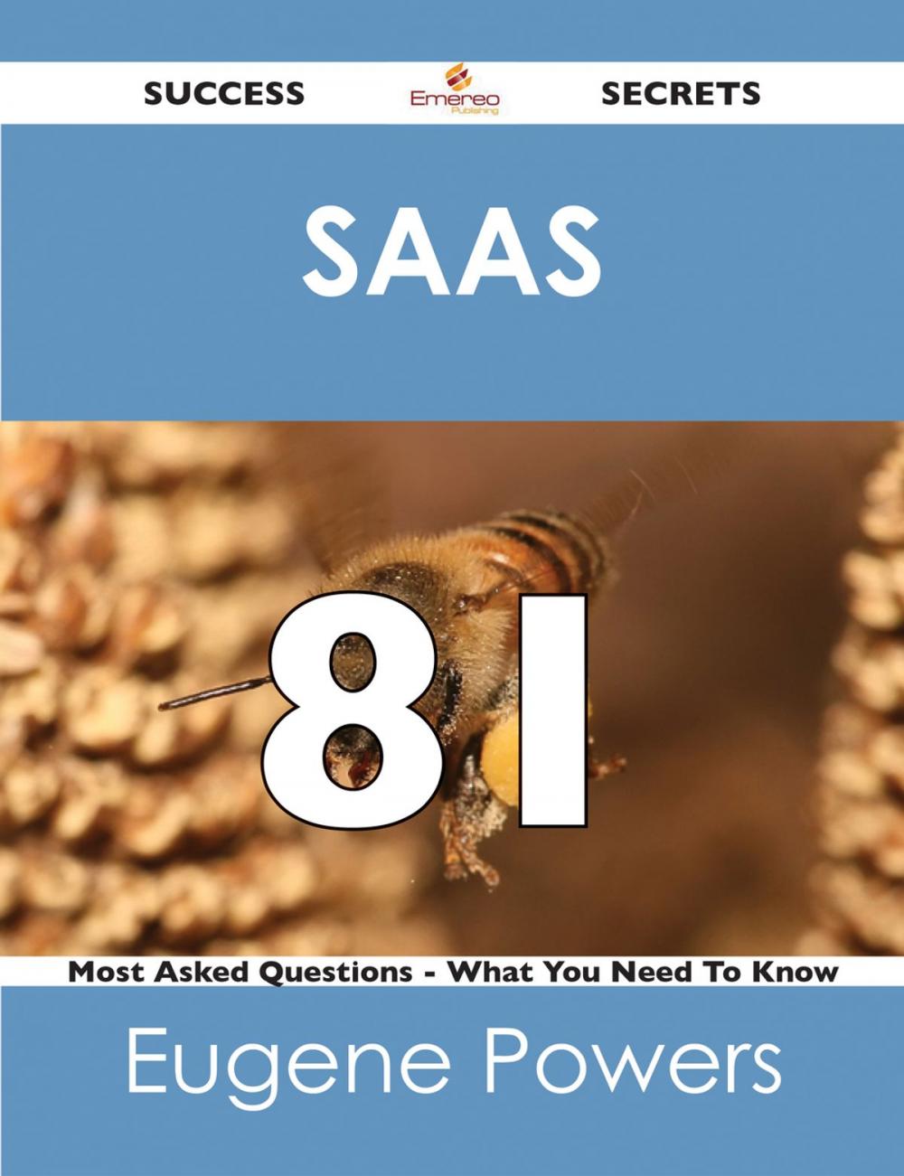 Big bigCover of SaaS 81 Success Secrets - 81 Most Asked Questions On SaaS - What You Need To Know