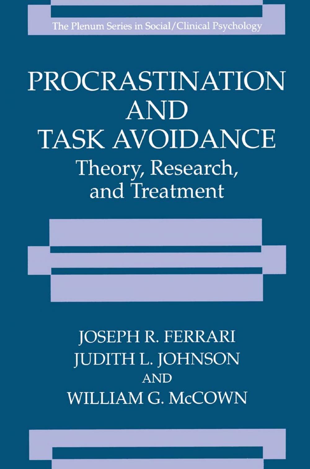 Big bigCover of Procrastination and Task Avoidance