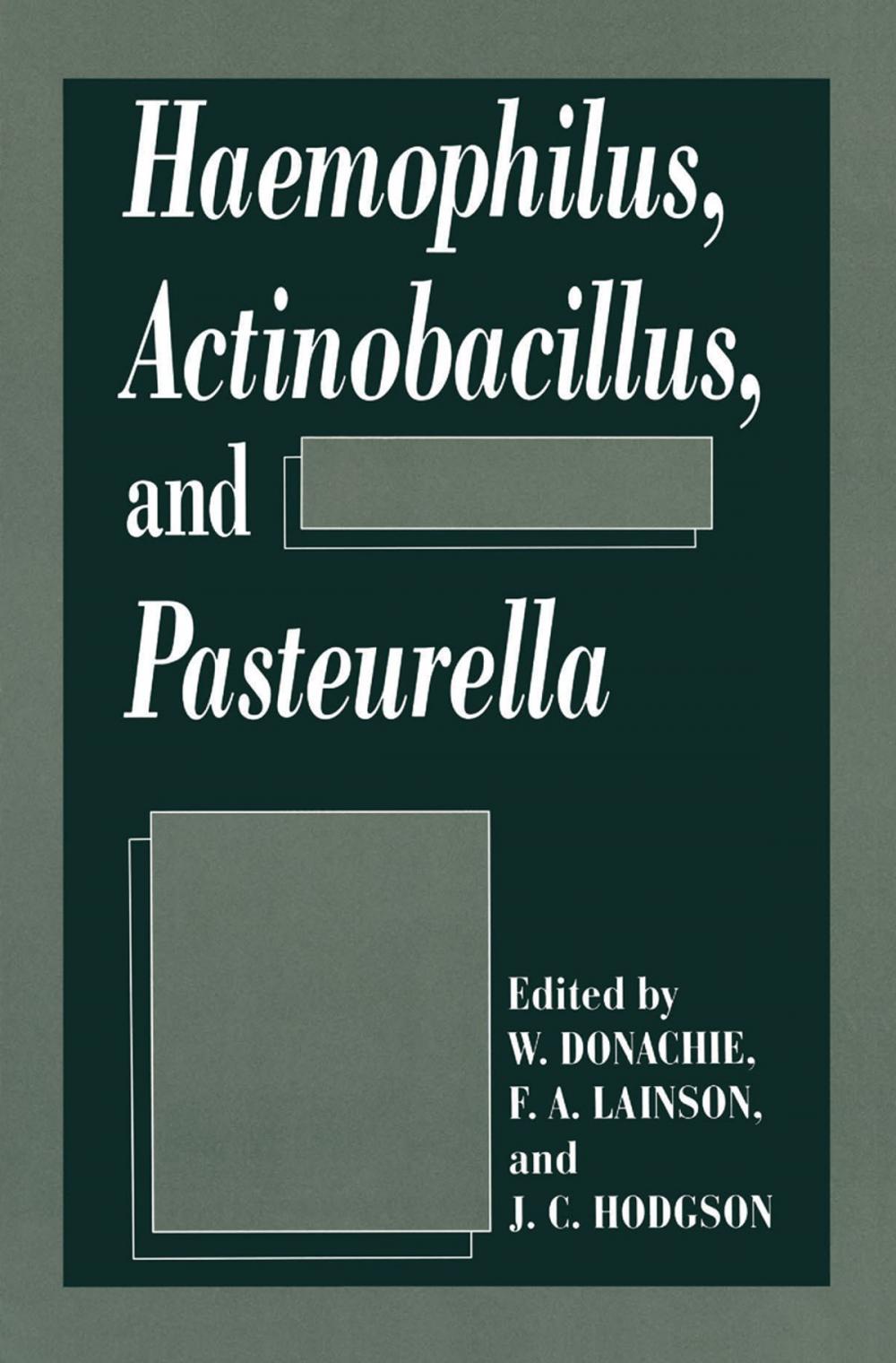 Big bigCover of Haemophilus, Actinobacillus, and Pasteurella