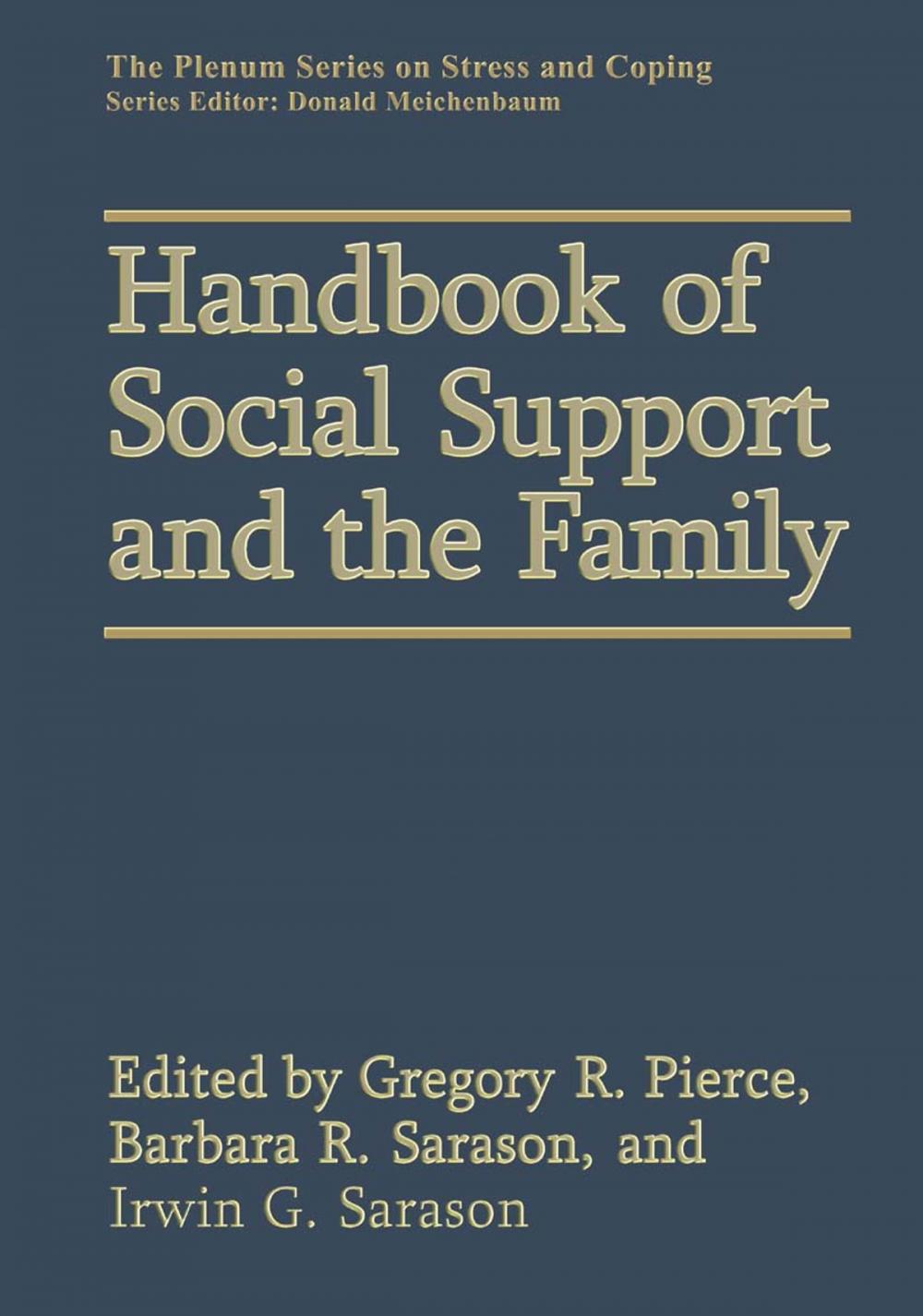 Big bigCover of Handbook of Social Support and the Family