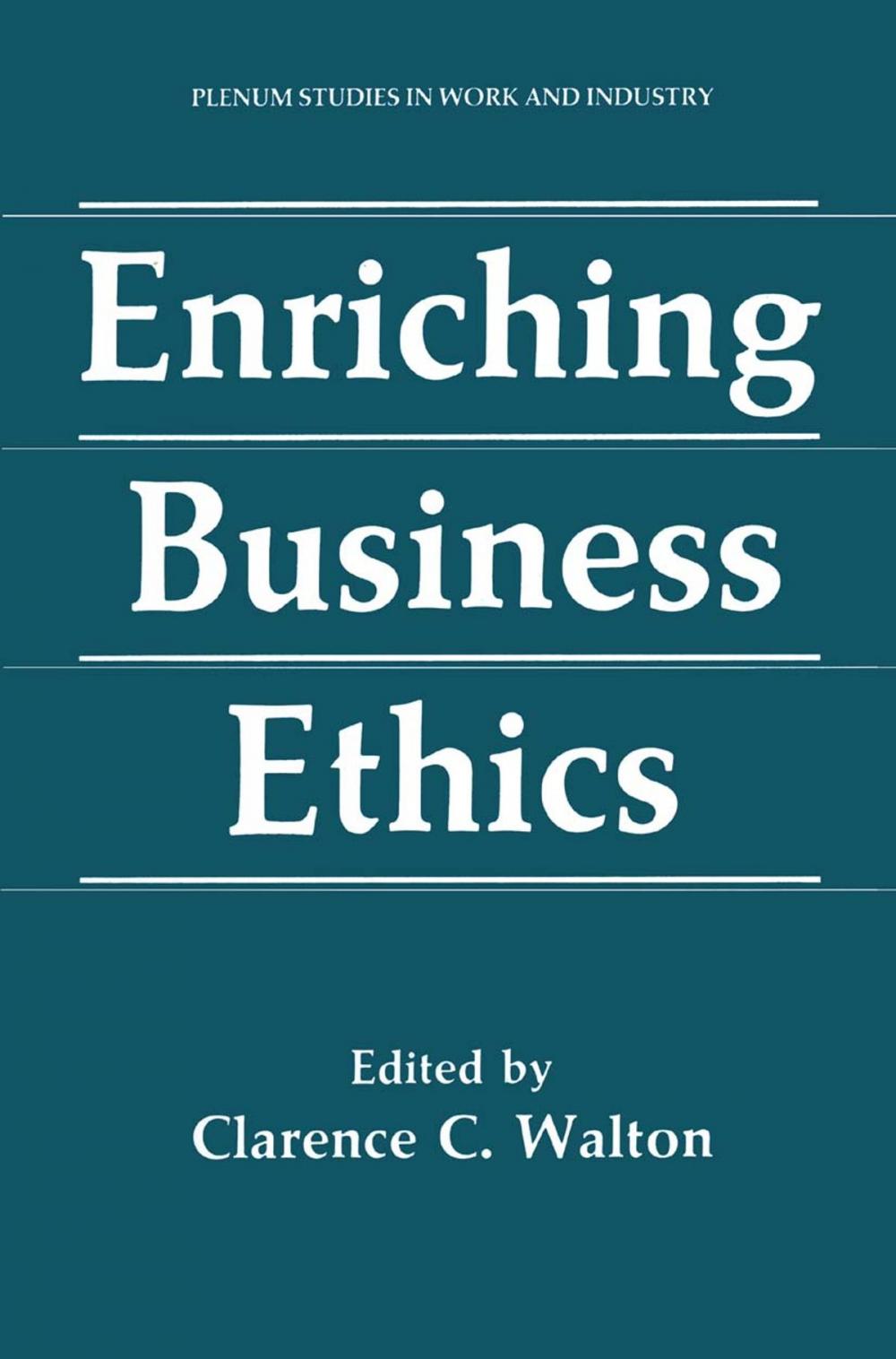 Big bigCover of Enriching Business Ethics