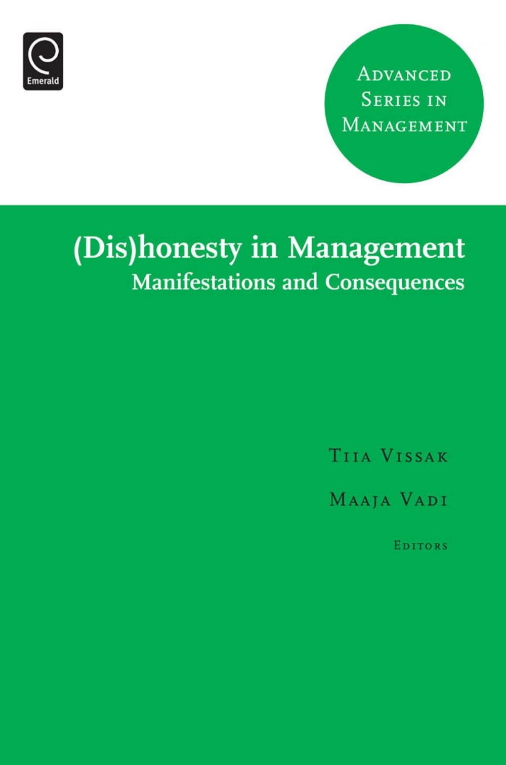 Big bigCover of (Dis)honesty in Management