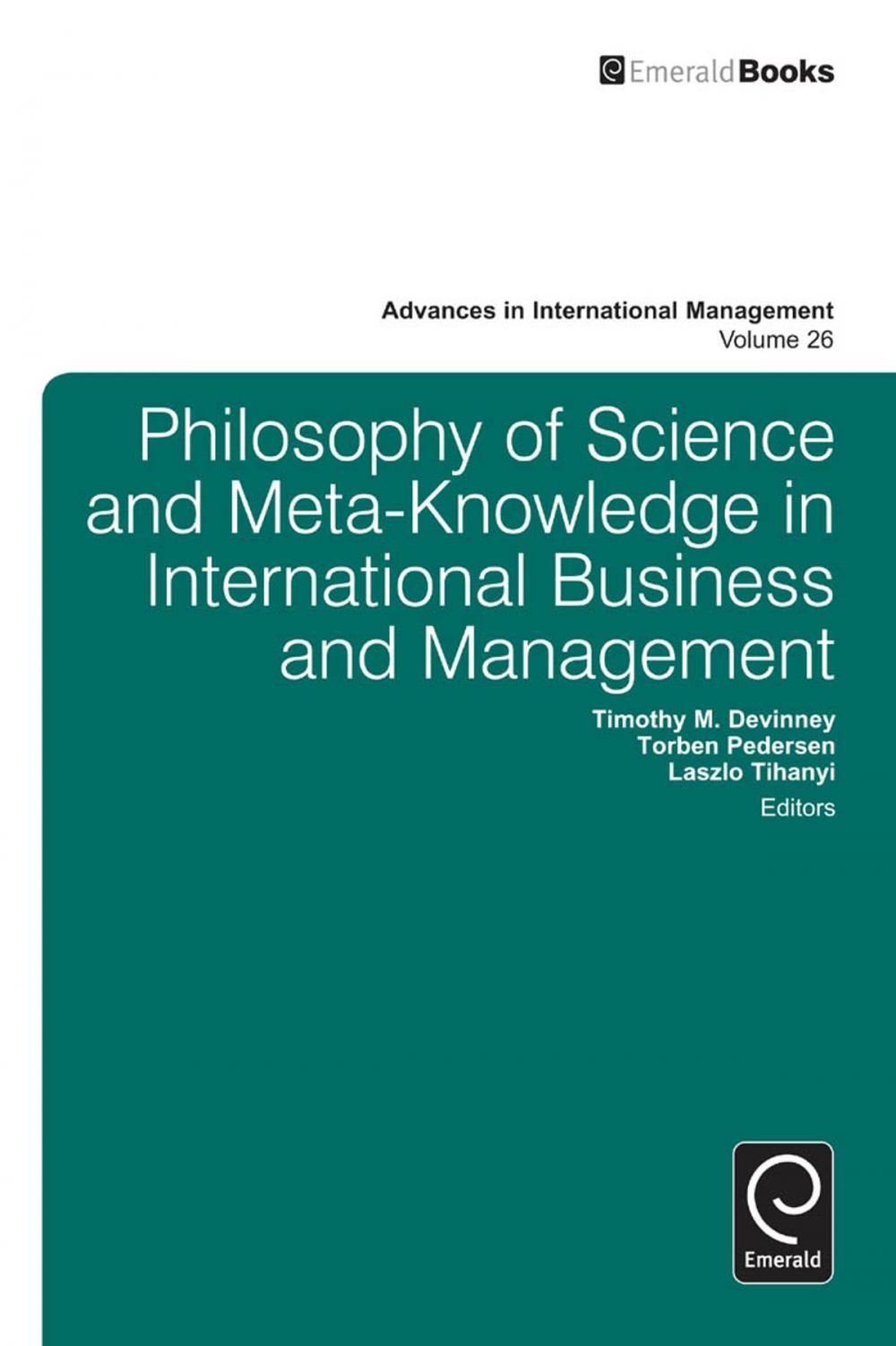 Big bigCover of Philosophy of Science and Meta-Knowledge in International Business and Management